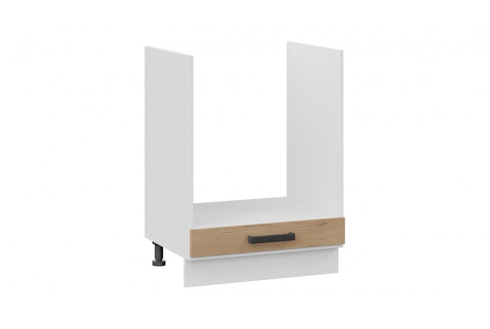 Кухонный гарнитур «Детройт» длиной 160 см со шкафом НБ Белый, Дуб Крафт золотой