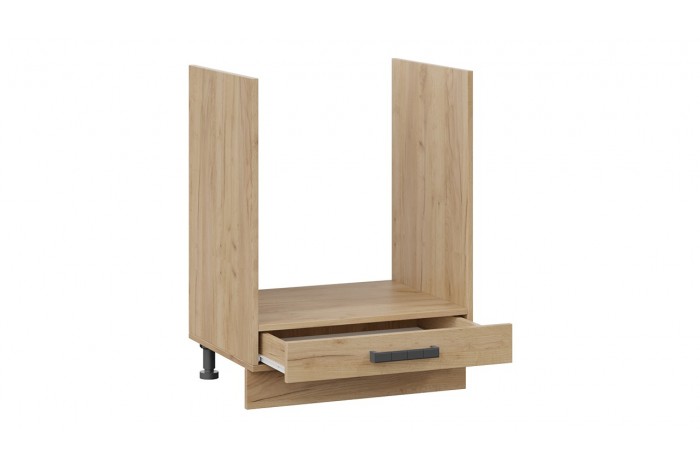 Кухонный гарнитур «Детройт» длиной 180 см со шкафом НБ Дуб Крафт золотой