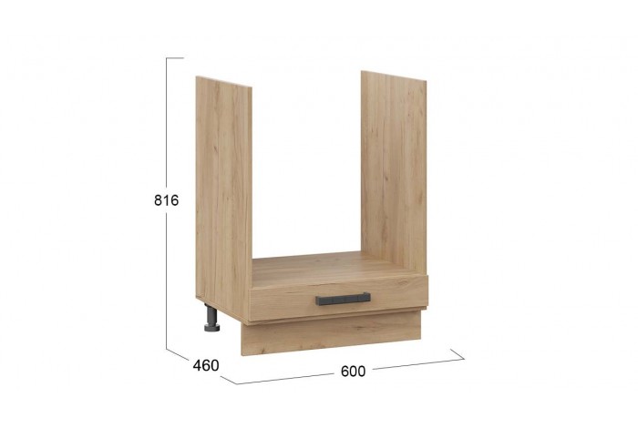 Кухонный гарнитур «Детройт» длиной 180 см со шкафом НБ Дуб Крафт золотой