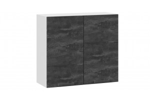 Кухонный гарнитур Детройт длиной 200 см Белый, Угольный Камень