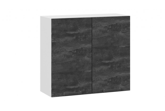 Кухонный гарнитур «Детройт» длиной 180 см Белый, Угольный Камень