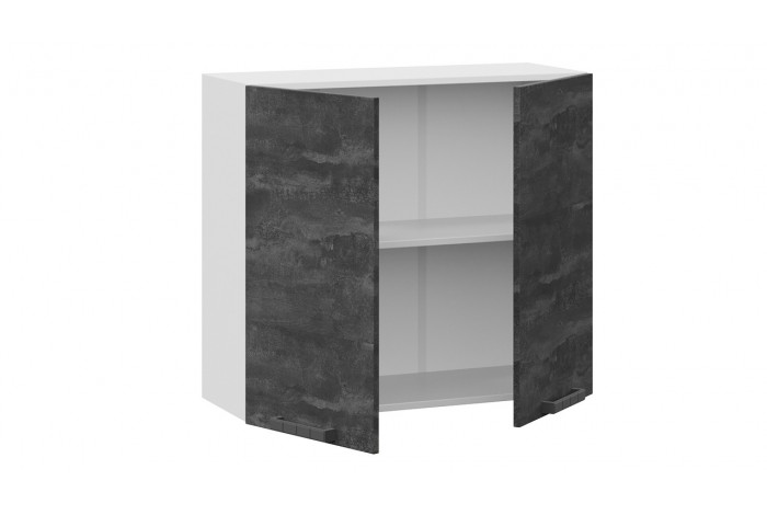 Кухонный гарнитур «Детройт» длиной 180 см Белый, Угольный Камень