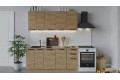 Кухонный гарнитур «Детройт» длиной 180 см Дуб Крафт золотой
