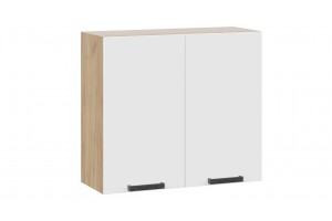 Кухонный гарнитур Детройт длиной 200 см Дуб Крафт золотой, Белый глянец