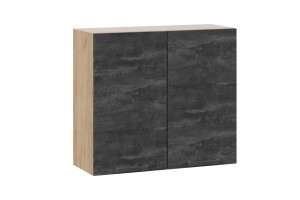 Кухонный гарнитур Детройт длиной 200 см Дуб Крафт золотой, Угольный Камень