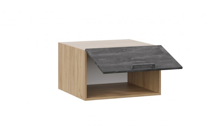 Кухонный гарнитур «Детройт» №10 Дуб Крафт золотой, Угольный Камень