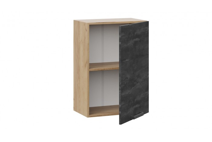 Кухонный гарнитур «Детройт» №2 310 см Дуб Крафт золотой, Угольный Камень