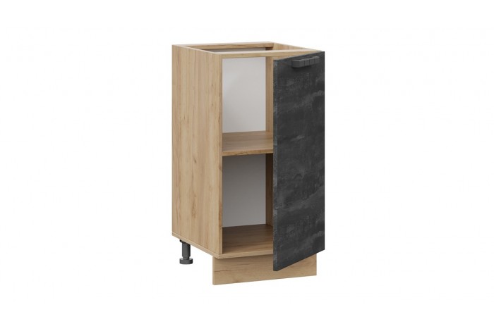 Кухонный гарнитур «Детройт» №3 290 см Дуб Крафт золотой, Белый глянец, Угольный Камень