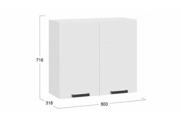 Кухонный гарнитур «Детройт» №4 Белый, Белый глянец, Дуб Крафт золотой