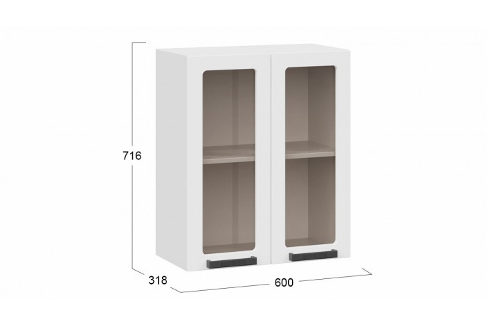 Кухонный гарнитур «Детройт» №5 Белый, Белый глянец