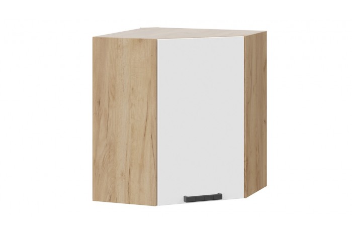 Кухонный гарнитур «Детройт» №5 Дуб Крафт золотой, Белый глянец