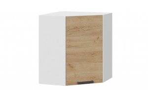 Кухонный гарнитур Детройт №6 Белый, Дуб Крафт золотой, Угольный Камень