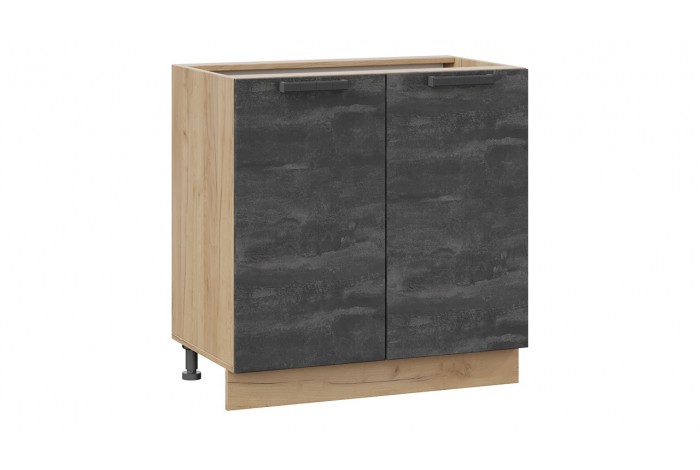 Кухонный гарнитур «Детройт» №6 Дуб Крафт золотой, Угольный Камень