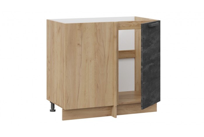 Кухонный гарнитур «Детройт» №6 Дуб Крафт золотой, Угольный Камень