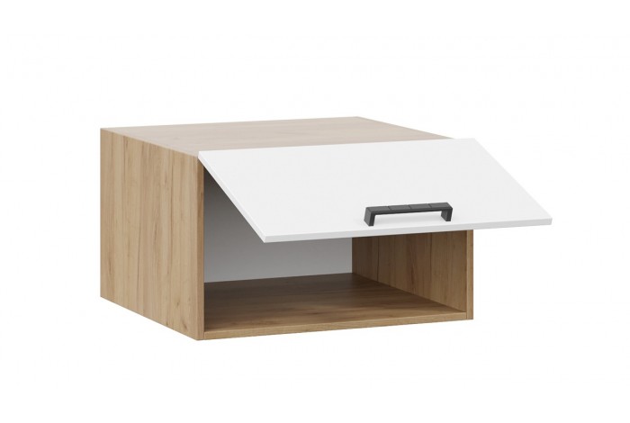 Кухонный гарнитур «Детройт» №8 360 см Дуб Крафт золотой, Белый глянец