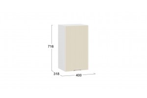 Кухонный гарнитур Кимберли длиной 100 см Белый, Крем