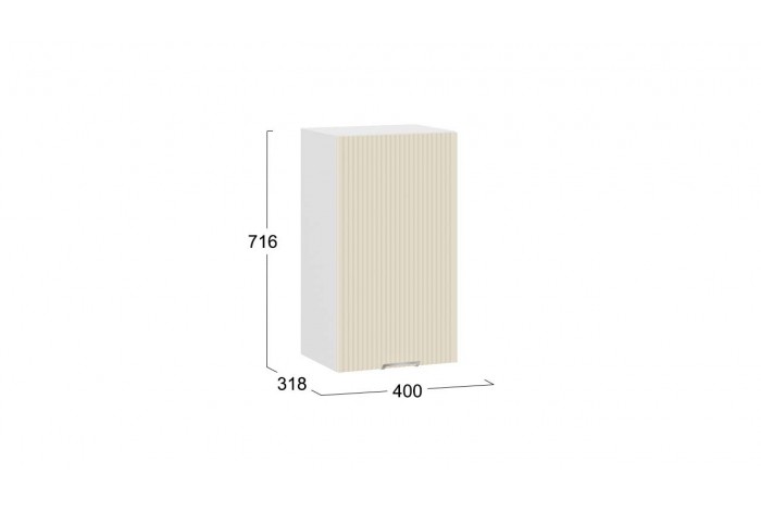 Кухонный гарнитур «Кимберли» длиной 200 см Белый, Крем