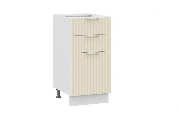 Кухонный гарнитур «Кимберли» длиной 200 см Белый, Крем