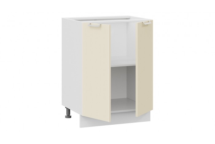 Кухонный гарнитур «Кимберли» длиной 160 (100) см Белый, Крем