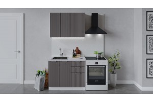 Кухонный гарнитур Кимберли длиной 100 см Белый, Муссон