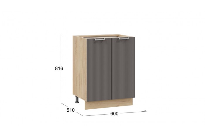 Кухонный гарнитур «Кимберли» длиной 160 (100) см Дуб Крафт золотой, Муссон