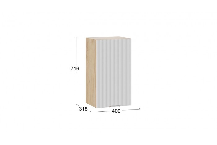 Кухонный гарнитур «Кимберли» длиной 160 см Дуб Крафт золотой, Сноу