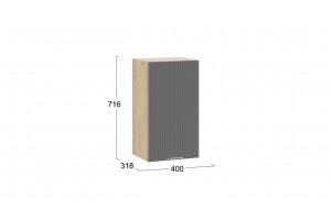 Кухонный гарнитур Кимберли длиной 100 см Дуб Крафт золотой, Титан