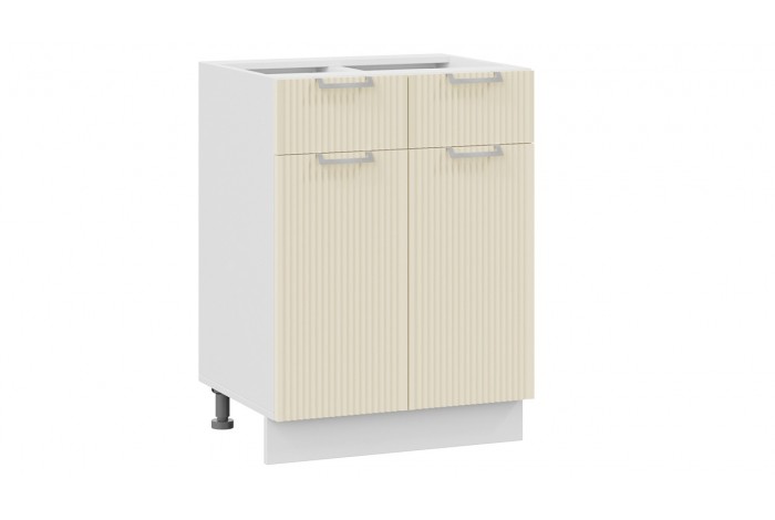 Кухонный гарнитур «Кимберли» длиной 160 см Белый, Крем