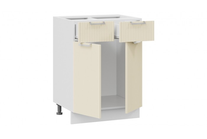 Кухонный гарнитур «Кимберли» длиной 160 см Белый, Крем