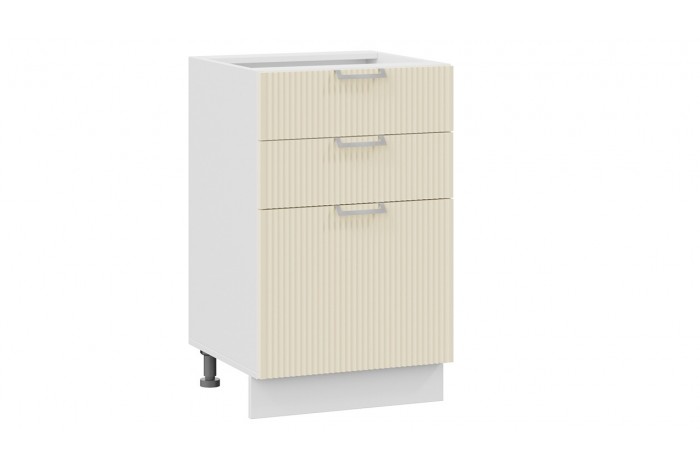 Кухонный гарнитур «Кимберли» длиной 150 см Белый, Крем