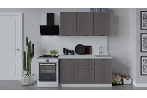 Кухонный гарнитур Кимберли длиной 150 см Белый, Муссон