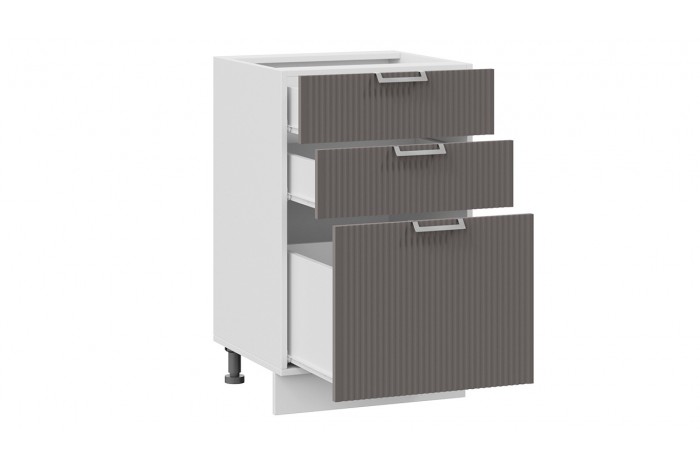 Кухонный гарнитур «Кимберли» длиной 150 см Белый, Муссон