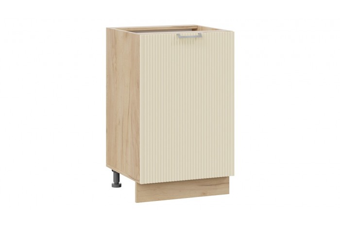 Кухонный гарнитур «Кимберли» длиной 150 см Дуб Крафт золотой, Крем