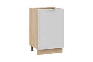 Кухонный гарнитур Кимберли длиной 150 см Дуб Крафт золотой, Сноу