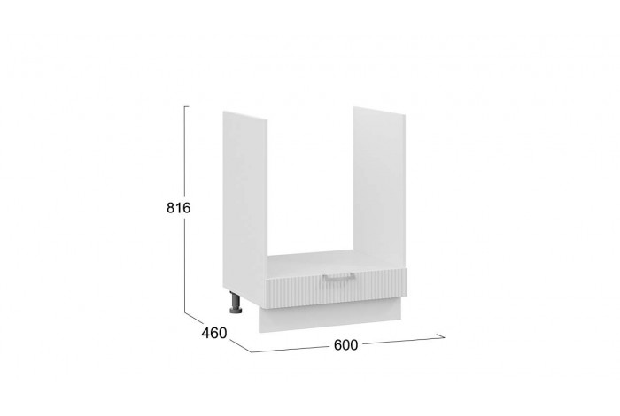 Кухонный гарнитур «Кимберли» длиной 200 см со шкафом НБ Белый, Сноу