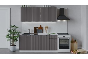 Кухонный гарнитур Кимберли длиной 180 см Белый, Муссон