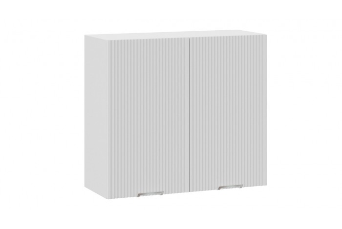 Кухонный гарнитур «Кимберли» длиной 200 см со шкафом НБ Белый, Сноу, Титан