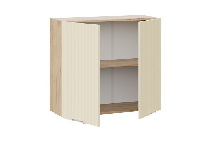 Кухонный гарнитур «Кимберли» длиной 200 см Дуб Крафт золотой, Крем