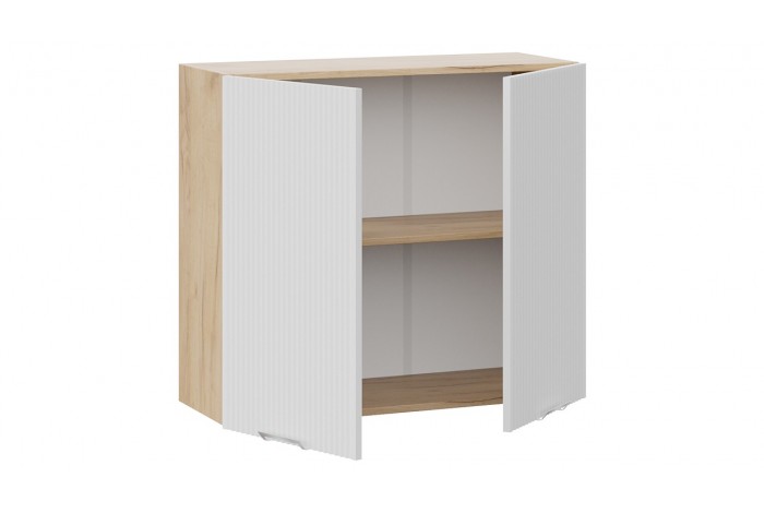 Кухонный гарнитур «Кимберли» длиной 200 см Дуб Крафт золотой, Сноу