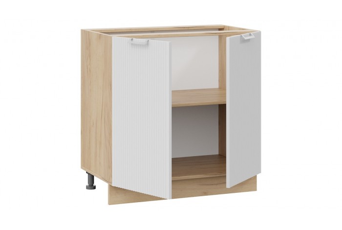 Кухонный гарнитур «Кимберли» длиной 200 см Дуб Крафт золотой, Сноу