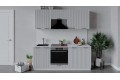 Кухонный гарнитур «Кимберли» длиной 200 см со шкафом НБ Белый, Сноу