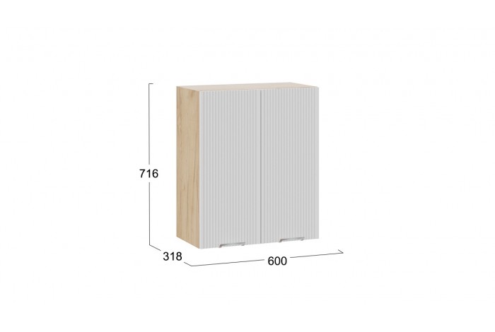 Кухонный гарнитур «Кимберли» №1 320 см Дуб Крафт золотой, Сноу