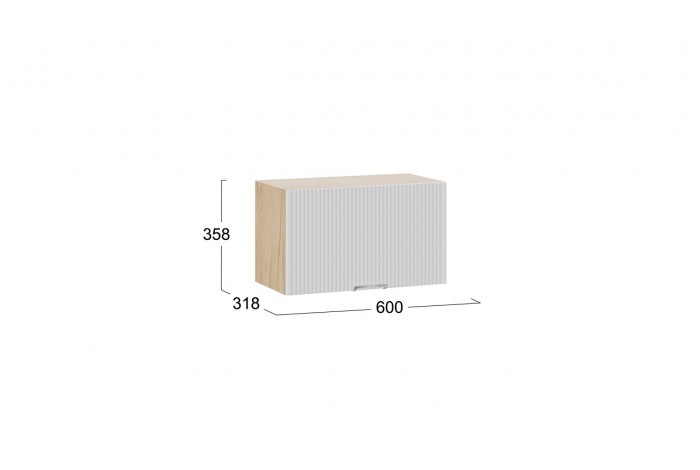 Кухонный гарнитур «Кимберли» №1 320 см Дуб Крафт золотой, Сноу