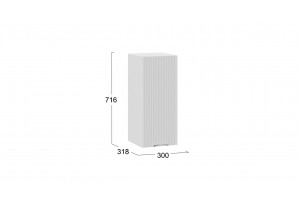 Кухонный гарнитур Кимберли №2 310 см Белый, Сноу, Титан