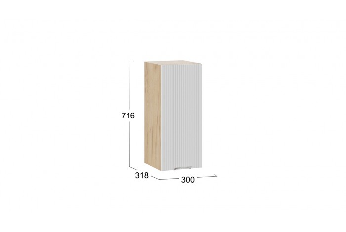 Кухонный гарнитур «Кимберли» №2 310 см Дуб Крафт золотой, Сноу, Муссон