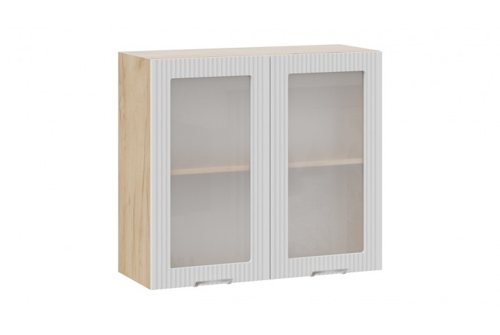 Кухонный гарнитур «Кимберли» №2 310 см Дуб Крафт золотой, Сноу, Муссон