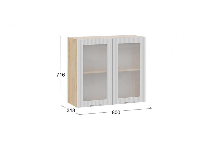 Кухонный гарнитур «Кимберли» №2 310 см Дуб Крафт золотой, Сноу, Муссон