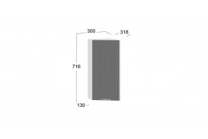 Кухонный гарнитур Кимберли №3 320 см Белый, Титан