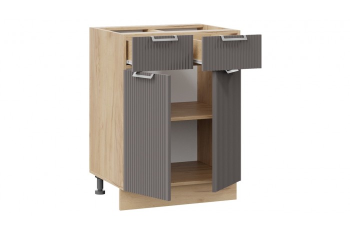 Кухонный гарнитур «Кимберли» №3 320 см Дуб Крафт золотой, Муссон