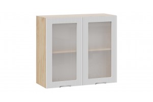 Кухонный гарнитур Кимберли №4 Дуб Крафт золотой, Сноу, Титан